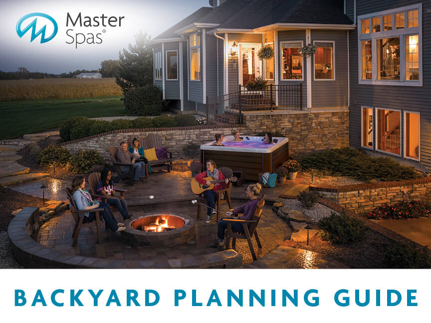 Cover of MasterSpas Backyard Planning Guide.